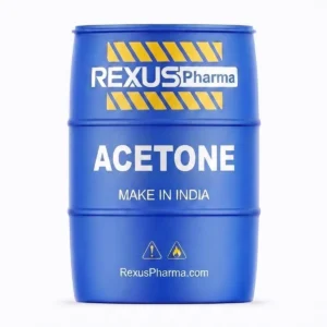 Acetone drum supplied and exported by Rexus Pharma Chem LLP, India