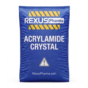 Acrylamide Crystal bag supplied and exported by Rexus Pharma Chem LLP, India