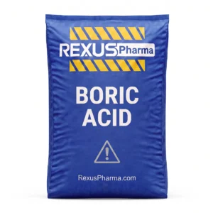 Boric Acid bag supplied and exported by Rexus Pharma Chem LLP, India