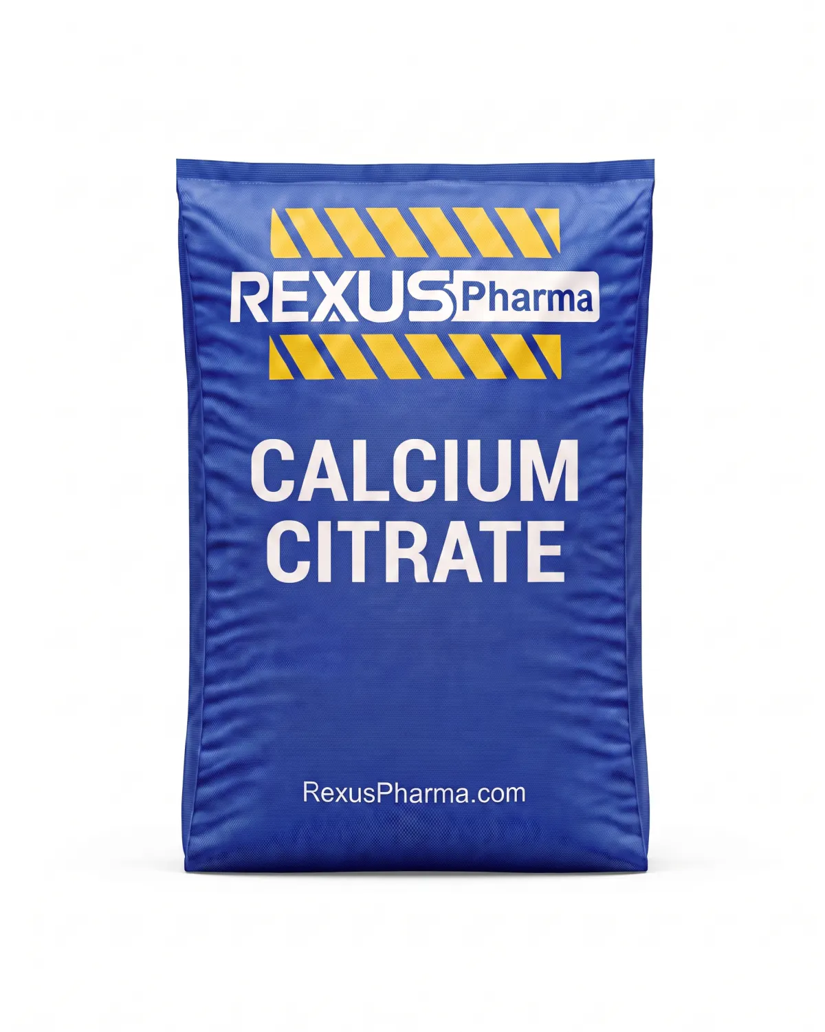 Calcium Citrate bag supplied and exported by Rexus Pharma Chem LLP, India