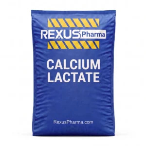 Calcium Lactate bag supplied and exported by Rexus Pharma Chem LLP, India