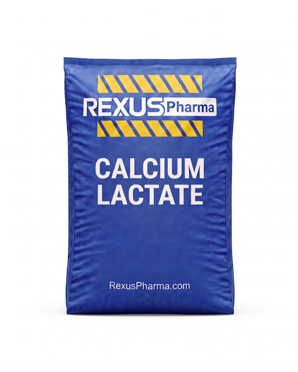 Calcium Lactate bag supplied and exported by Rexus Pharma Chem LLP, India