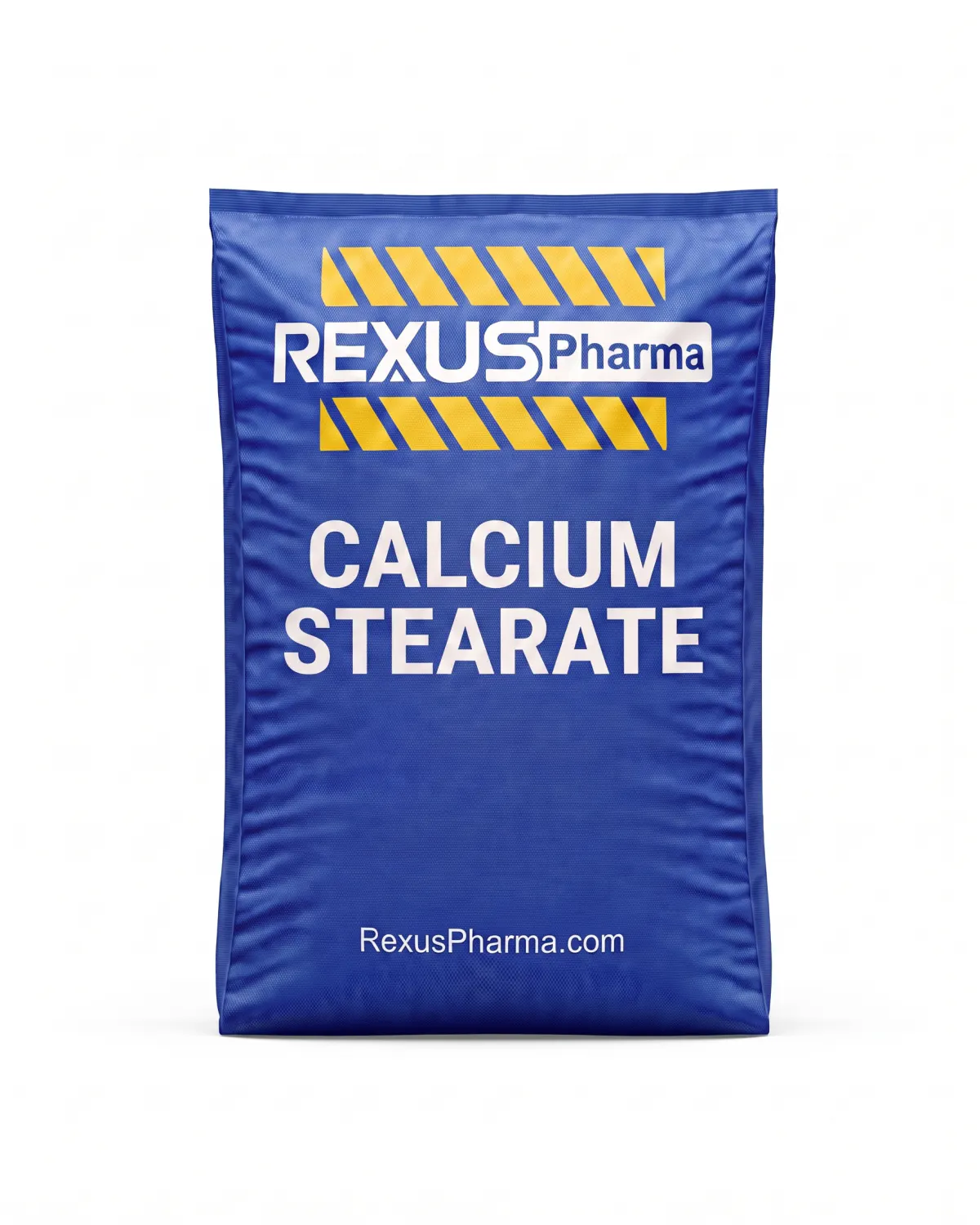 Calcium Stearate bag supplied and exported by Rexus Pharma Chem LLP, India
