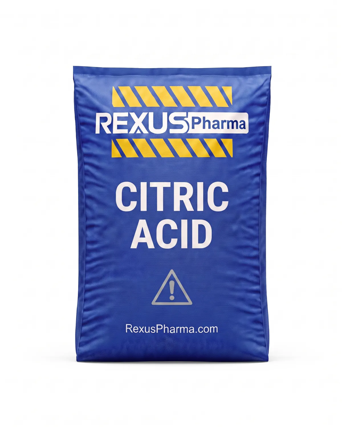 Citric Acid (Monohydrate & Anhydrous) bag supplied and exported by Rexus Pharma Chem LLP, India