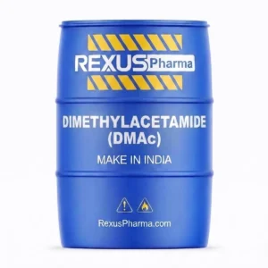 Dimethylacetamide DMAc drum supplied and exported by Rexus Pharma Chem LLP, India