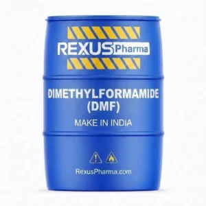 Dimethylformamide DMF drum supplied and exported by Rexus Pharma Chem LLP, India