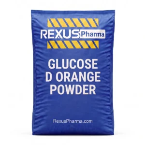 Glucose D Orange Powder bag supplied and exported by Rexus Pharma Chem LLP, India