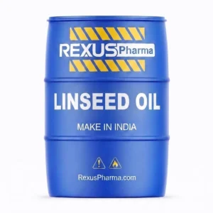 Linseed Oil drum supplied and exported by Rexus Pharma Chem LLP, India