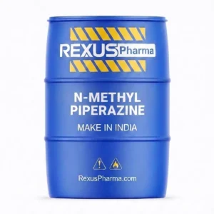 N-Methyl Piperazine drum supplied and exported by Rexus Pharma Chem LLP, India