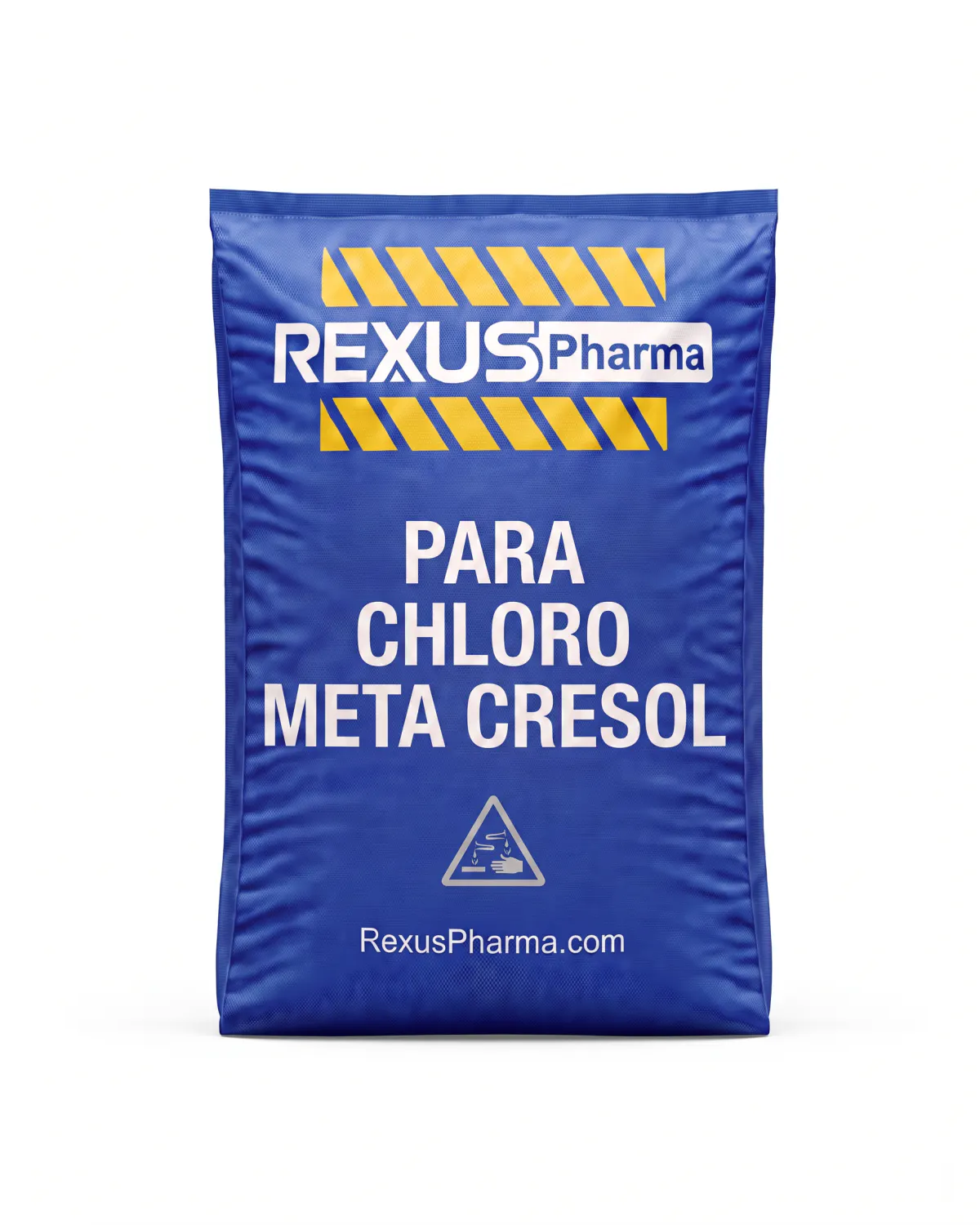 Para Chloro Meta Cresol (PCMC) bag supplied and exported by Rexus Pharma Chem LLP, India