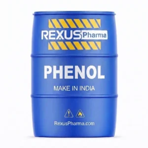 Phenol drum supplied and exported by Rexus Pharma Chem LLP, India