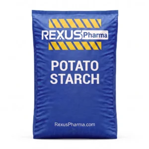 Potato Starch bag supplied and exported by Rexus Pharma Chem LLP, India
