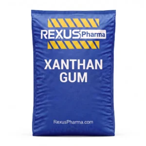 Xanthan Gum bag supplied and exported by Rexus Pharma Chem LLP, India