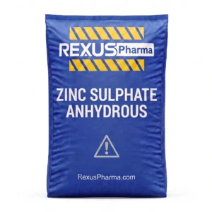 Zinc Sulphate Anhydrous bag supplied and exported by Rexus Pharma Chem LLP, India