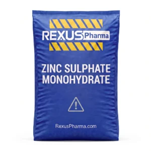 Zinc Sulphate Monohydrate bag supplied and exported by Rexus Pharma Chem LLP, India