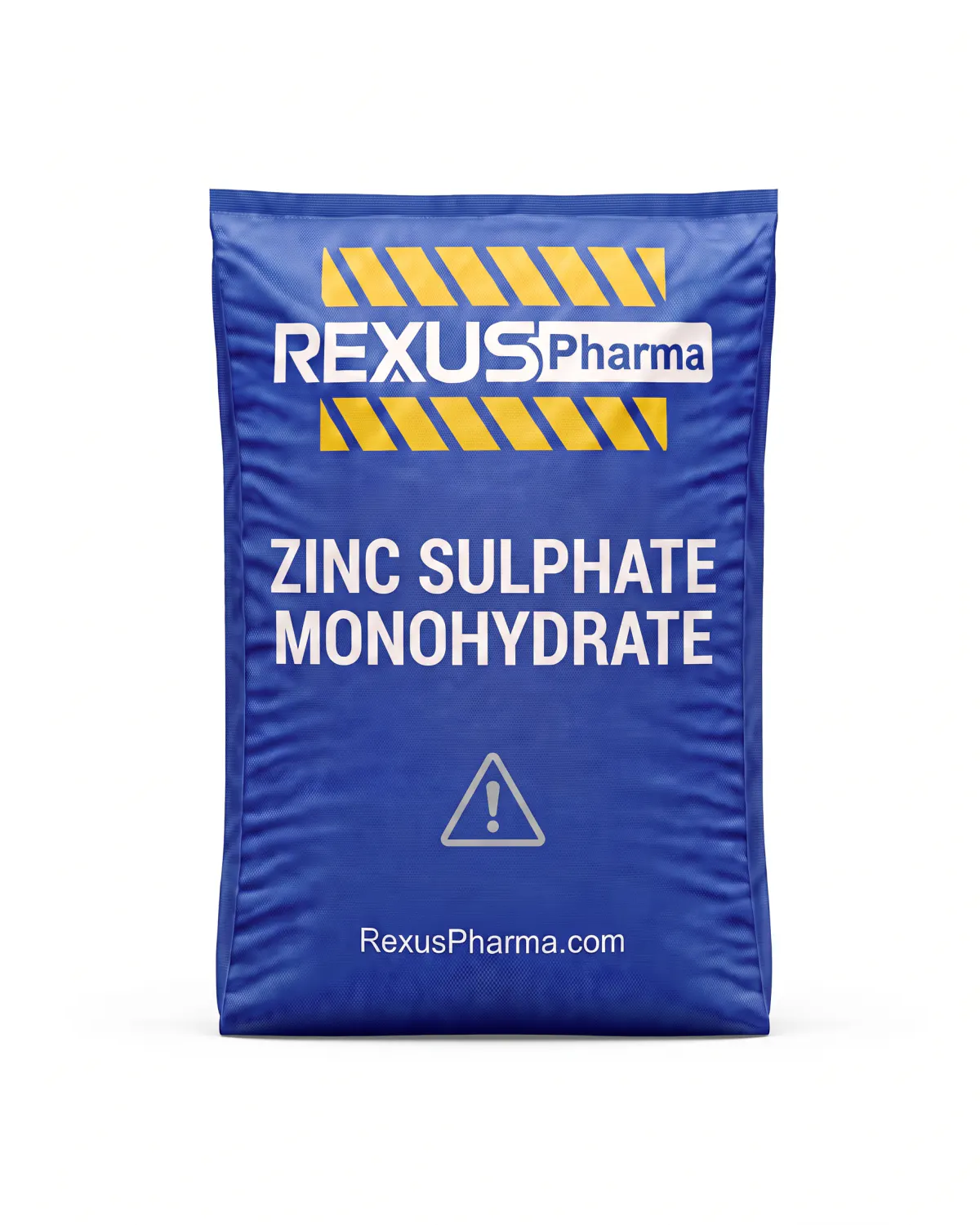 Zinc Sulphate Monohydrate bag supplied and exported by Rexus Pharma Chem LLP, India